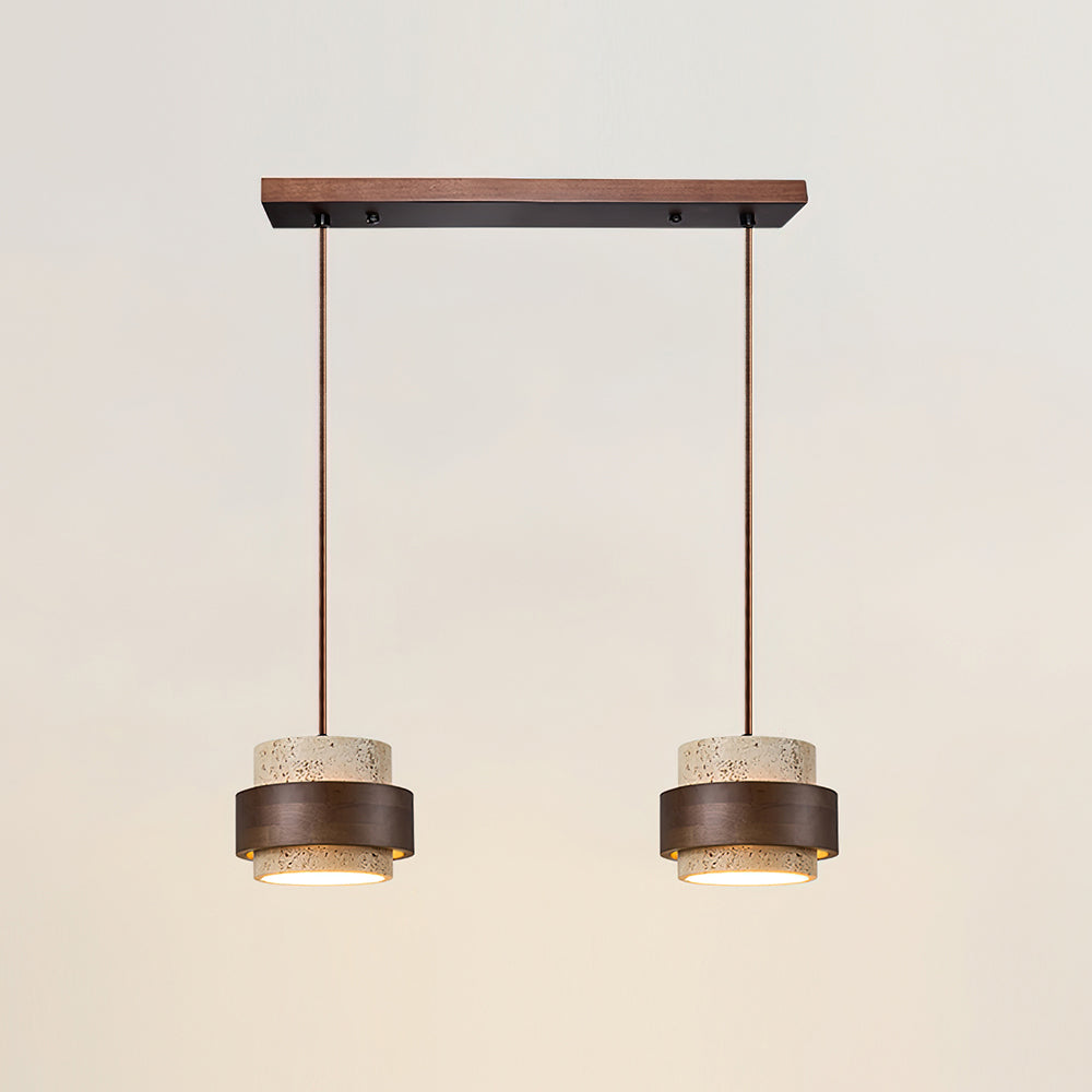Suspension en Travertin Perra | Élégance Naturelle et Design Contemporain pour un Éclairage Ambiant 10