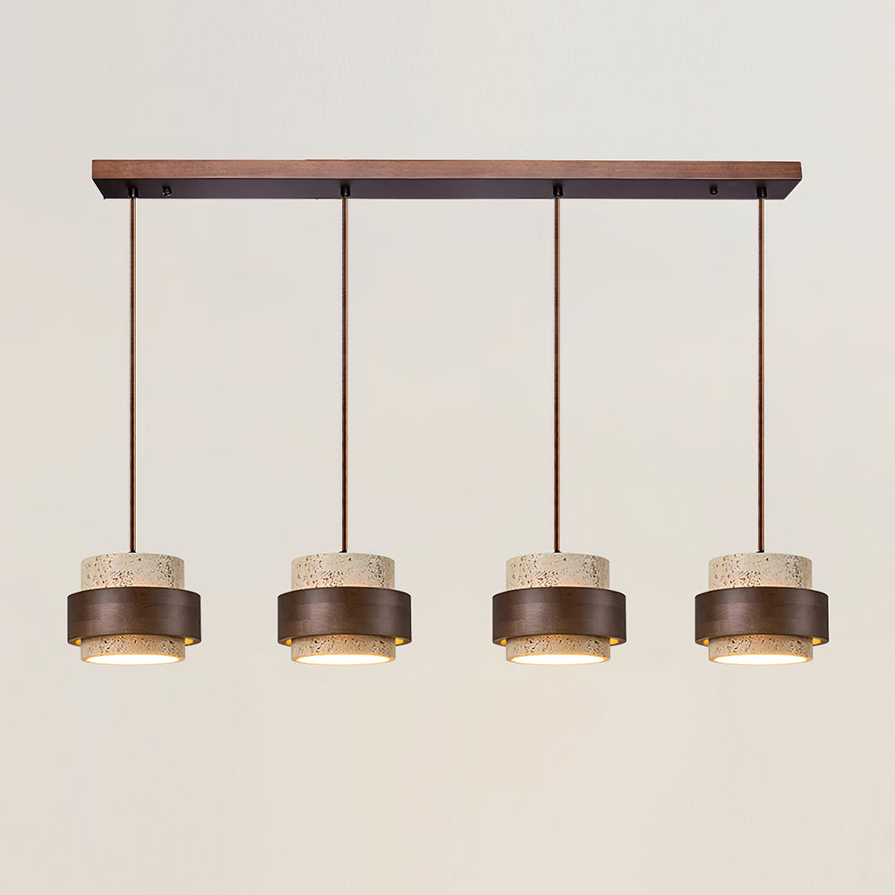 Suspension en Travertin Perra | Élégance Naturelle et Design Contemporain pour un Éclairage Ambiant 12