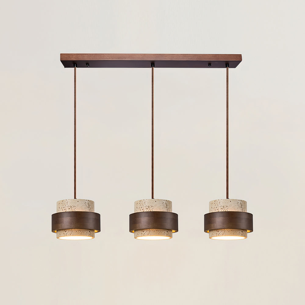 Suspension en Travertin Perra | Élégance Naturelle et Design Contemporain pour un Éclairage Ambiant 9