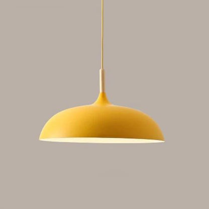 Suspensions Élégantes en Bois et Métal – Design Rétro Pastel 6