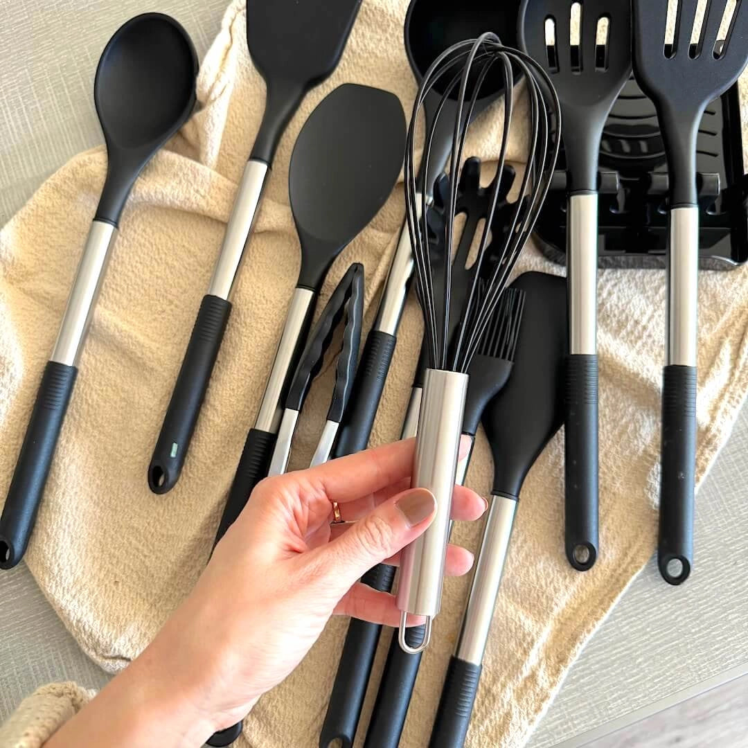 Silicone Kitchen Utensil Set, 12 Pieces