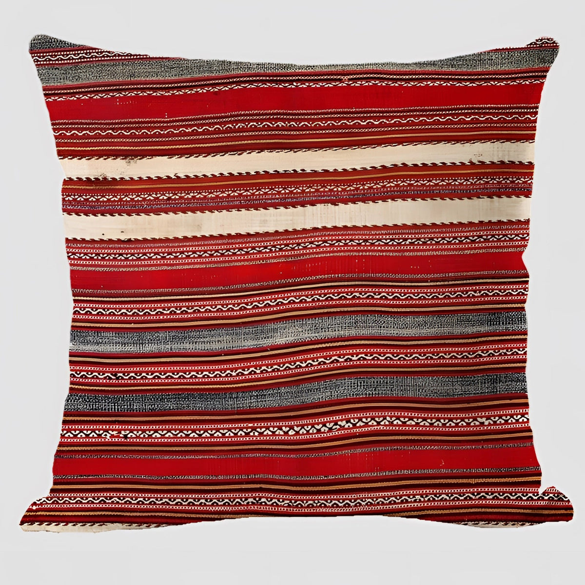 Kilim Linen Cushion Cover, Bohemian Style
