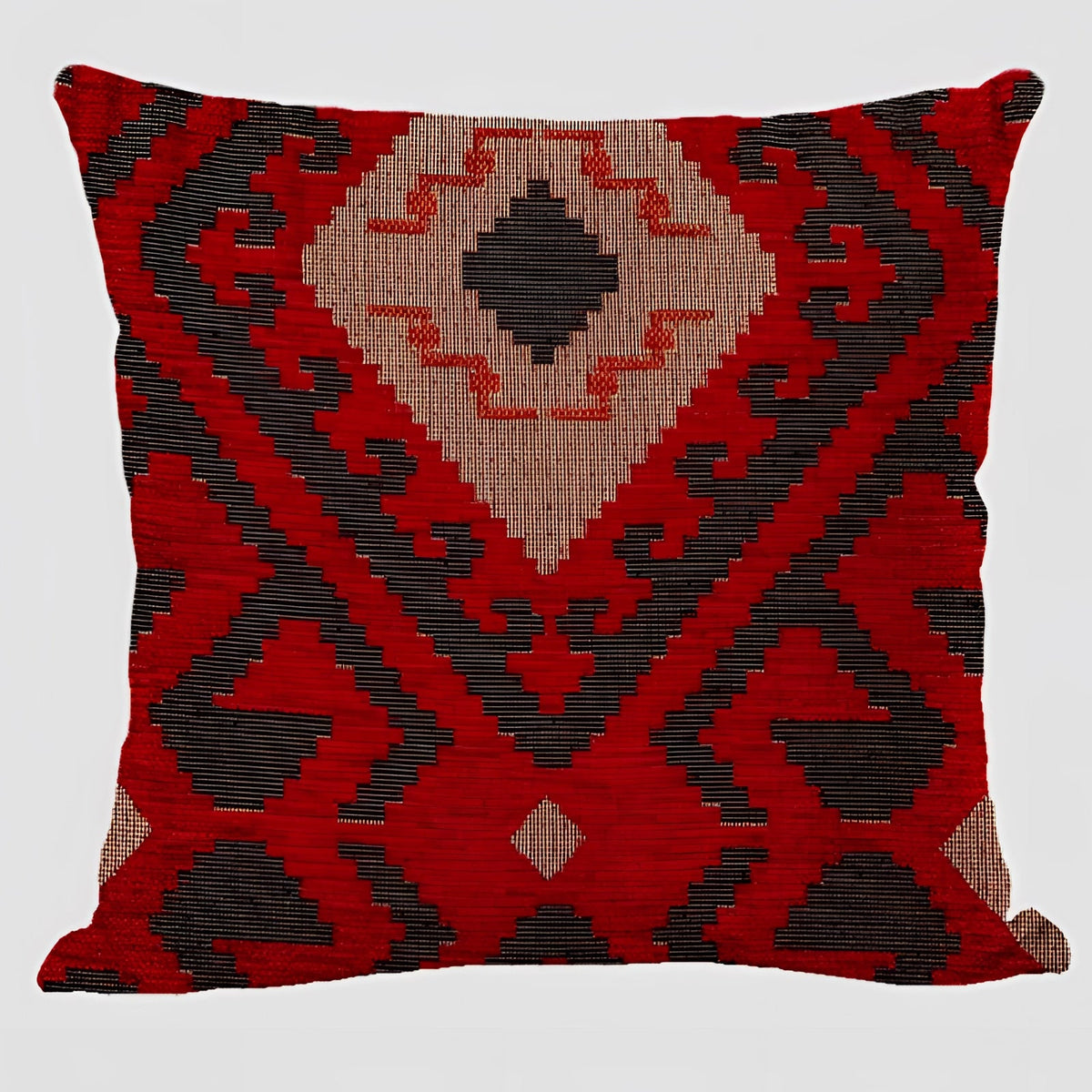 Kilim Linen Cushion Cover, Bohemian Style