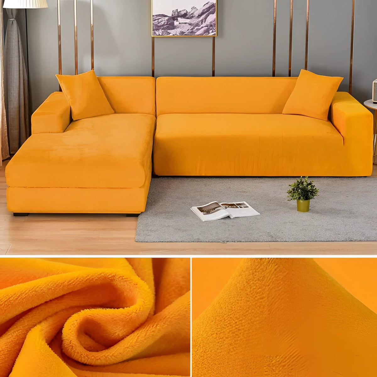 Housse de canapé extensible, de 1 à 4 places