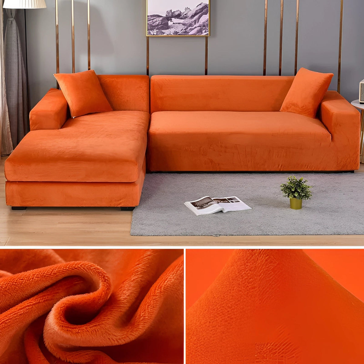 Housse de canapé extensible, de 1 à 4 places