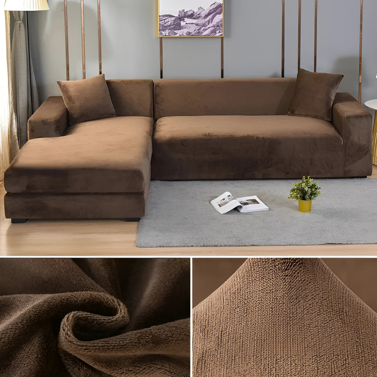 Housse de canapé extensible, de 1 à 4 places