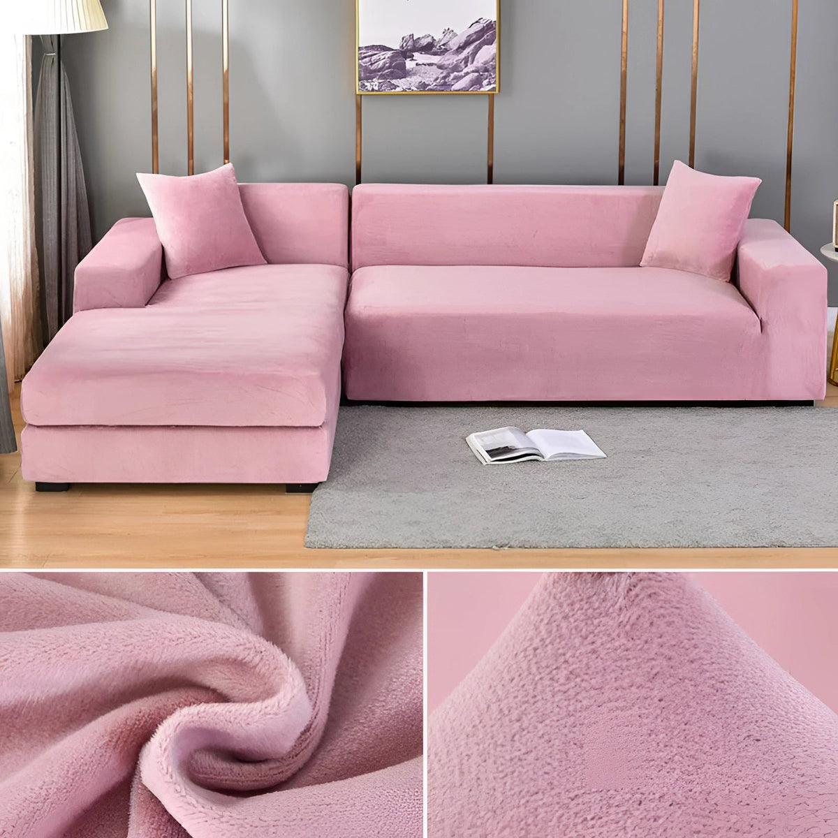 Housse de canapé extensible, de 1 à 4 places