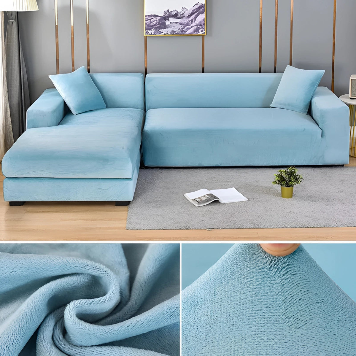 Housse de canapé extensible, de 1 à 4 places
