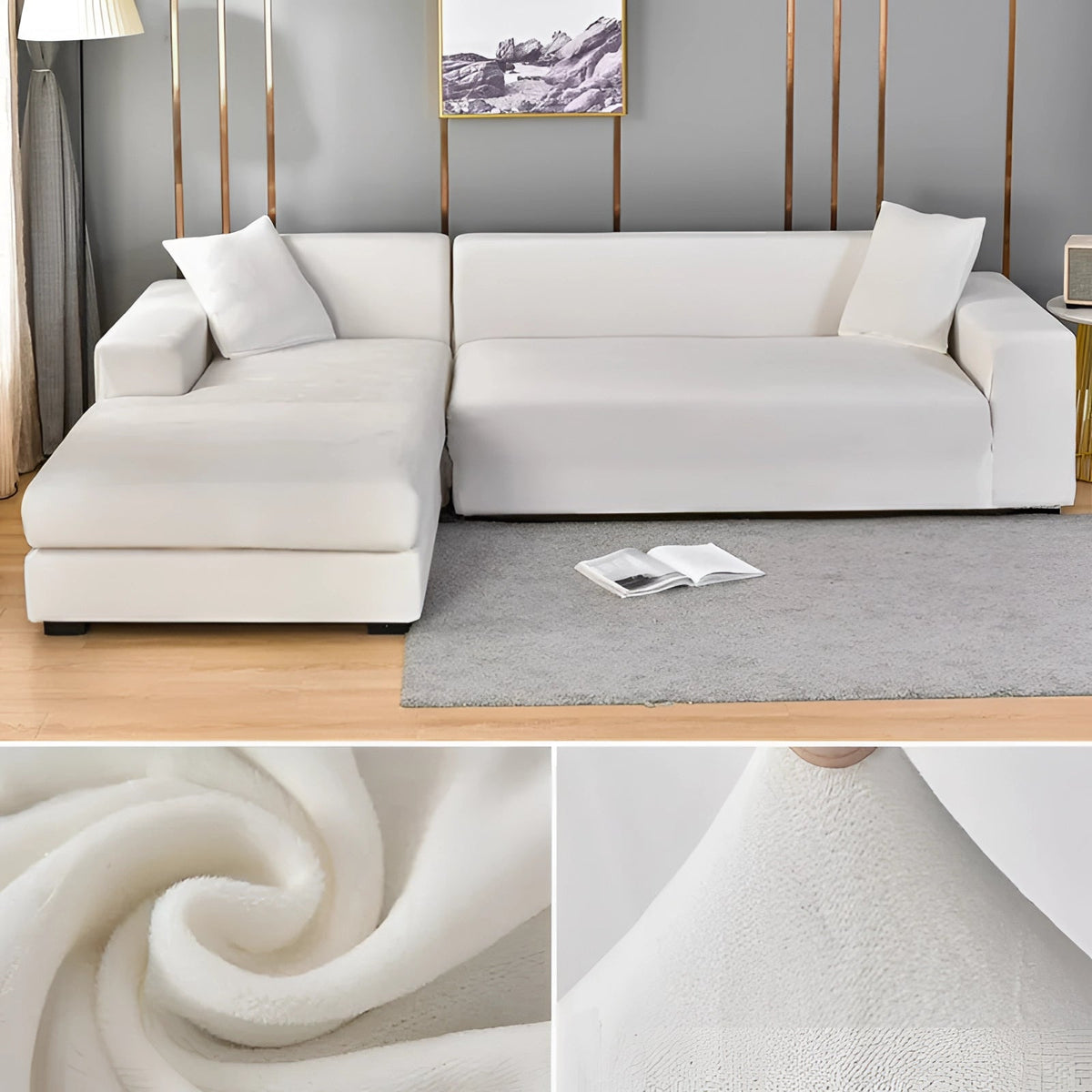 Housse de canapé extensible, de 1 à 4 places