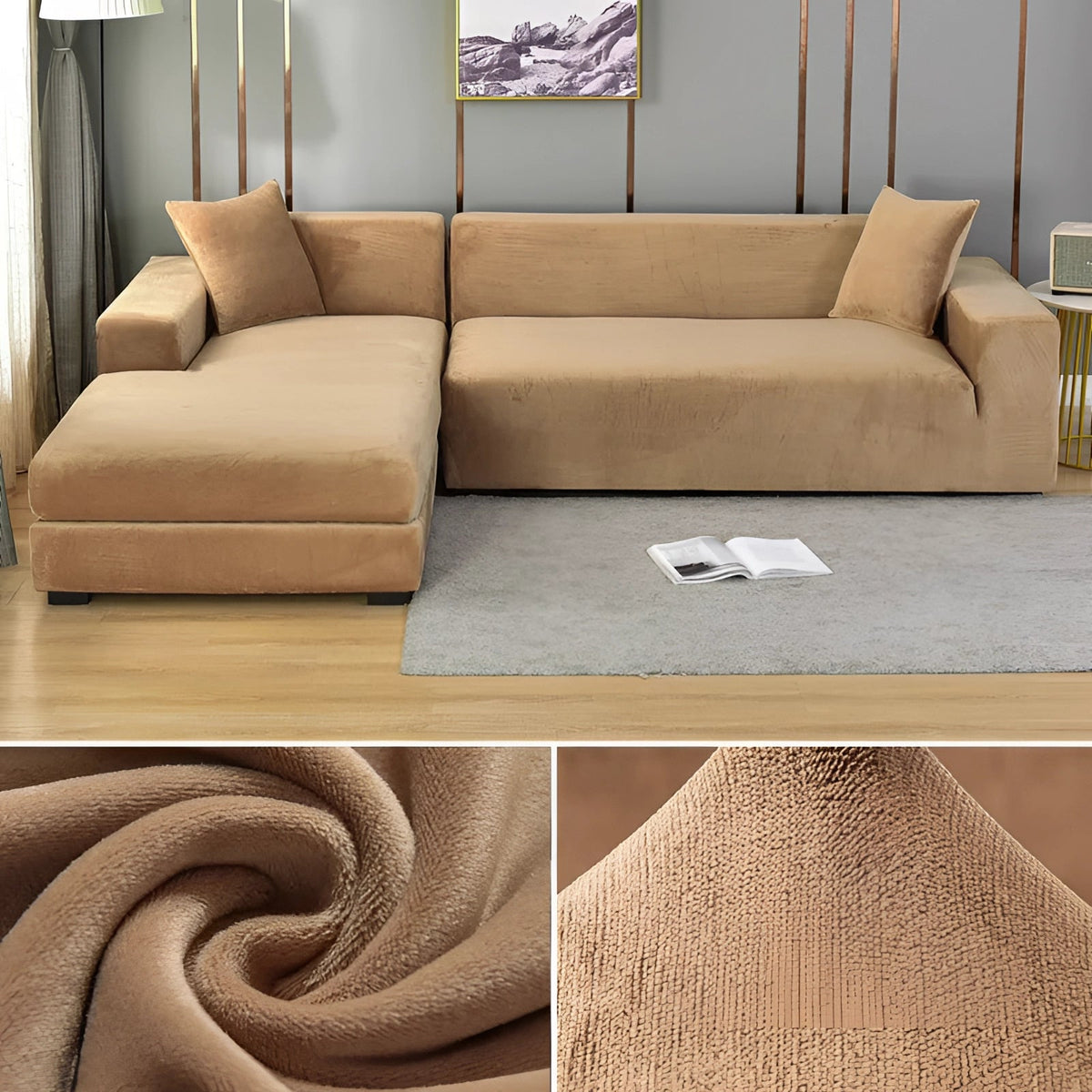 Housse de canapé extensible, de 1 à 4 places