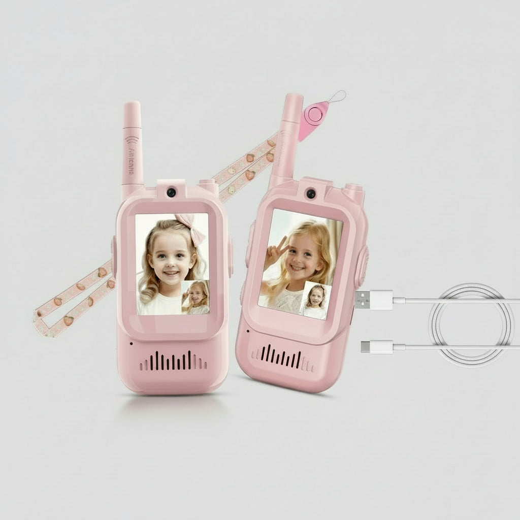 Talkies Walkies Vidéo : Élégance Naturelle en Lumière – Design Amusant 2