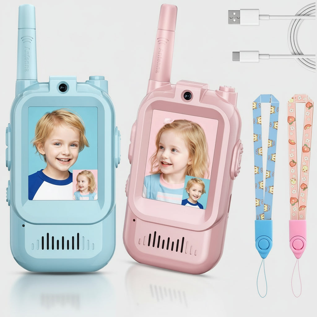 Talkies Walkies Vidéo : Élégance Naturelle en Lumière – Design Amusant 3