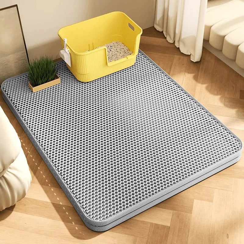 Tapis Litière Chat Ultra-Shield en Mousse EVA | Protection Imperméable et Design Élégant pour un Intérieur Propre 1