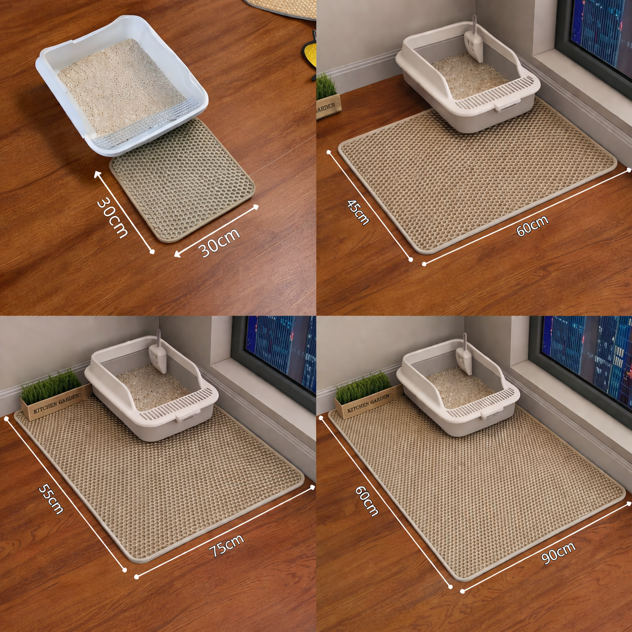 Tapis Litière Chat Ultra-Shield en Mousse EVA | Protection Imperméable et Design Élégant pour un Intérieur Propre 4