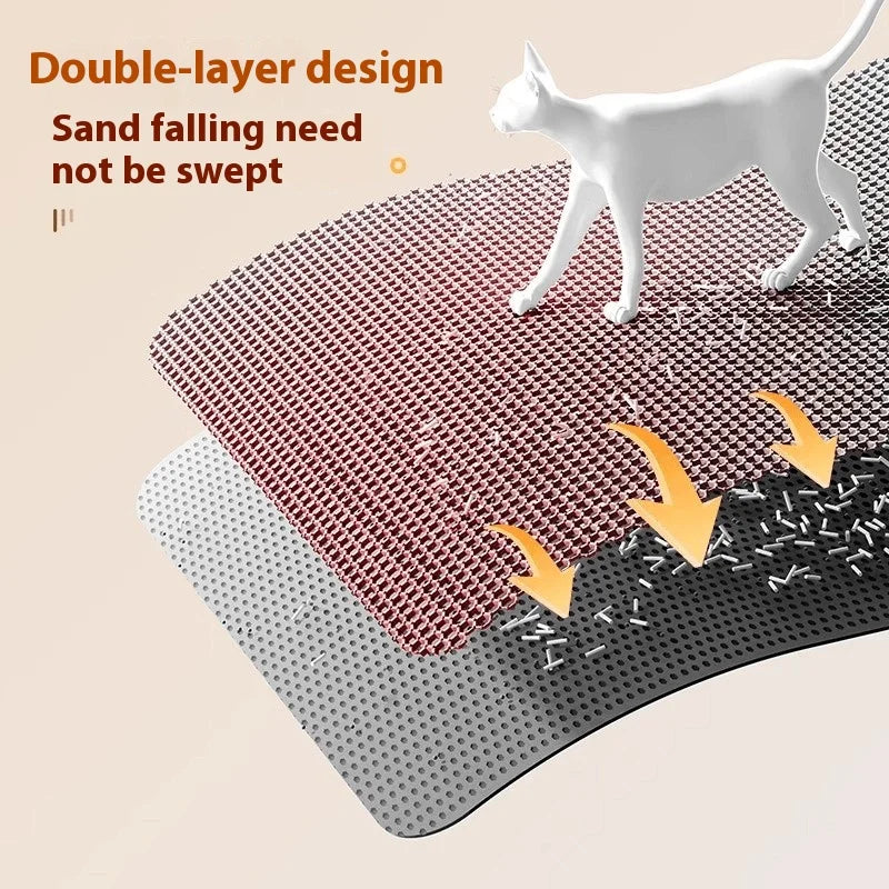 Tapis Litière Chat Ultra-Shield en Mousse EVA | Protection Imperméable et Design Élégant pour un Intérieur Propre 6