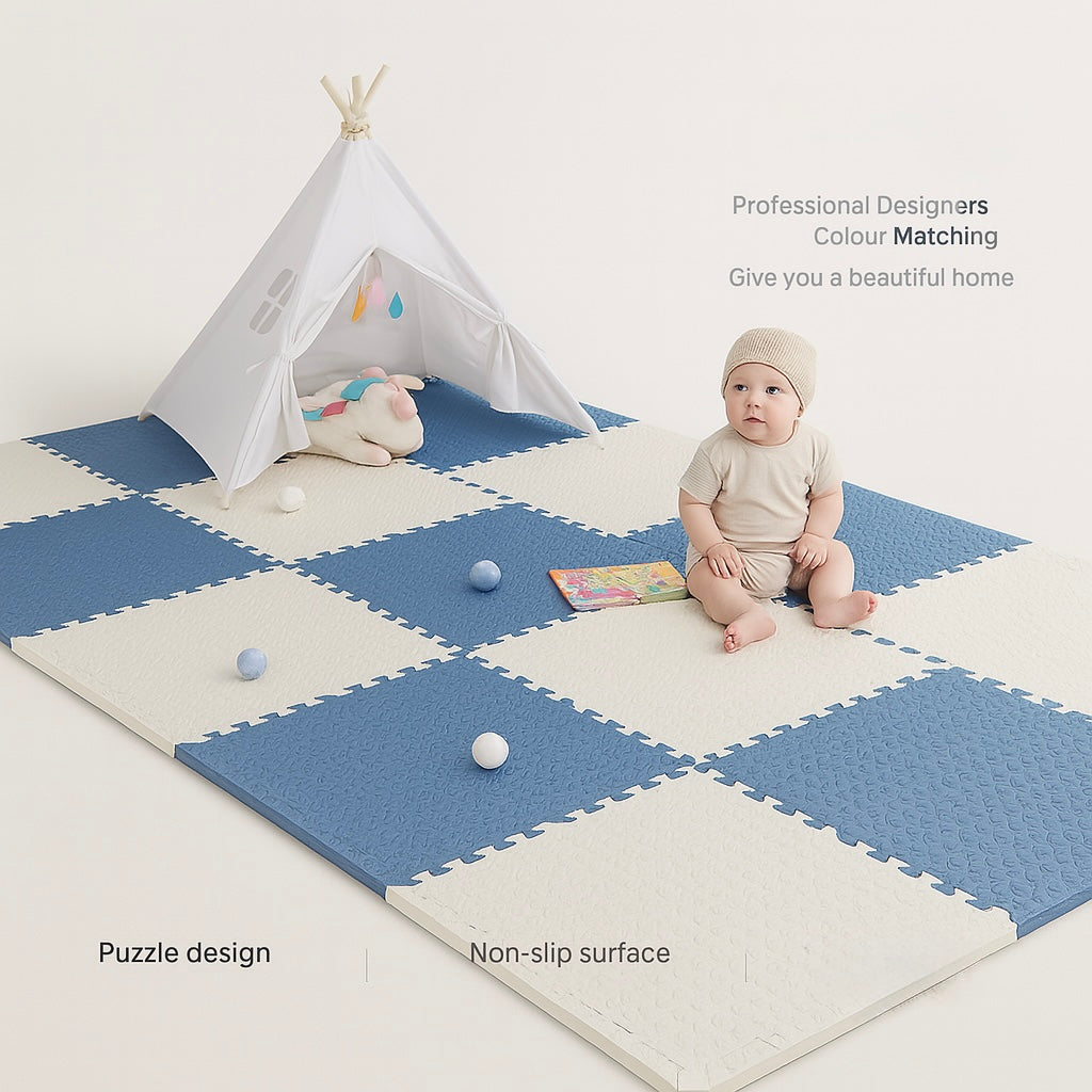 Tapis Puzzle en Mousse EVA Antidérapant | Confort Luxueux et Sûr pour Enfants jusqu'à 12 Ans 1