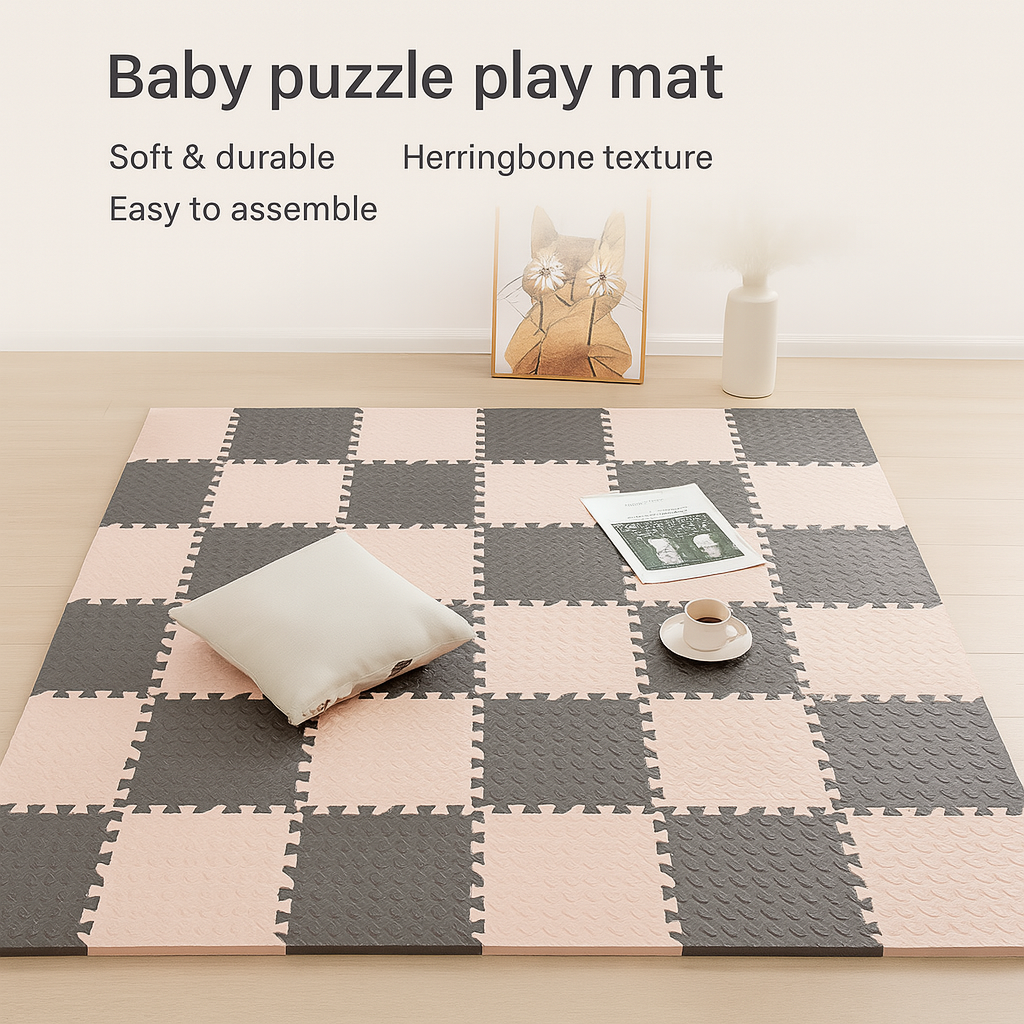 Tapis Puzzle en Mousse EVA Antidérapant | Confort Luxueux et Sûr pour Enfants jusqu'à 12 Ans 2