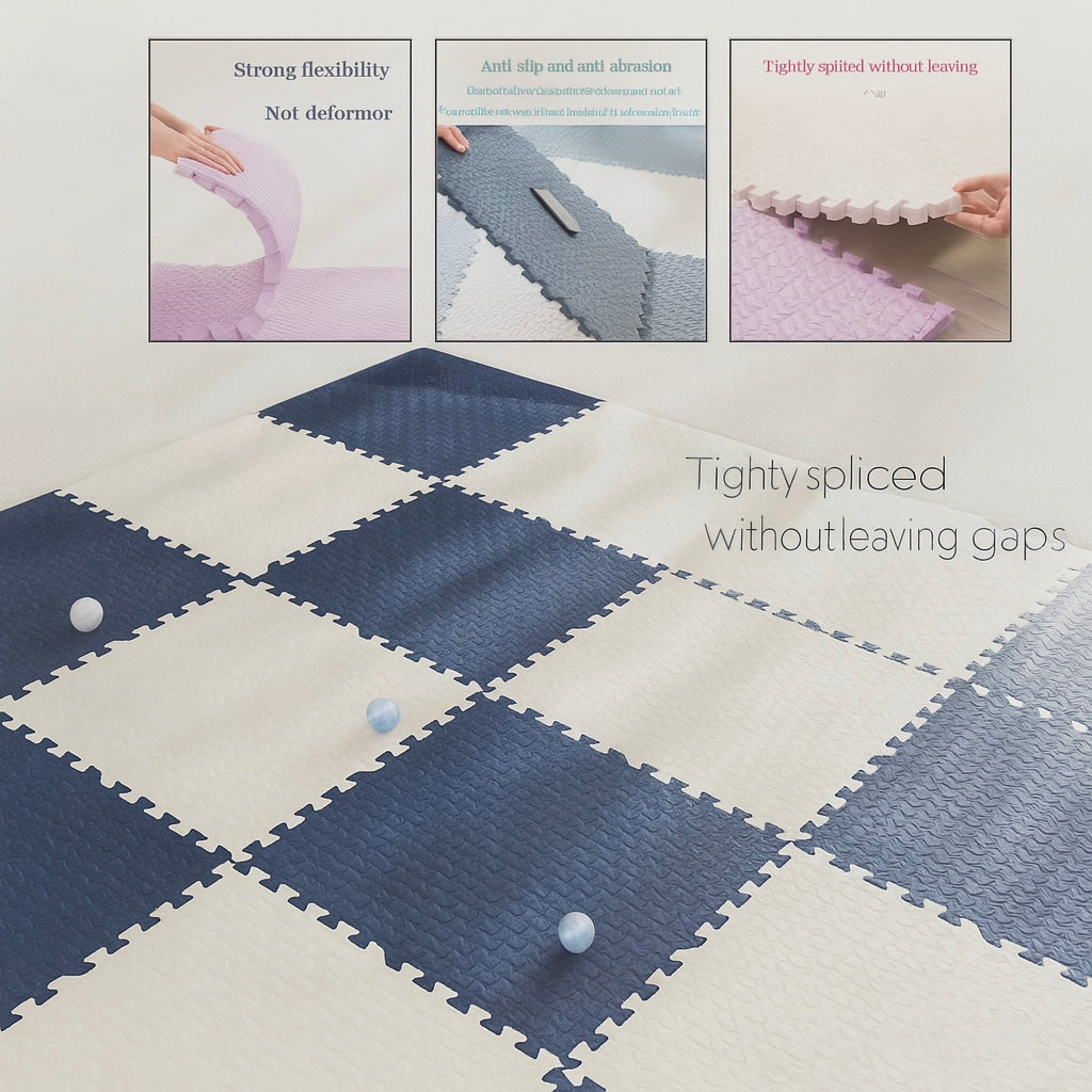 Tapis Puzzle en Mousse EVA Antidérapant | Confort Luxueux et Sûr pour Enfants jusqu'à 12 Ans 6