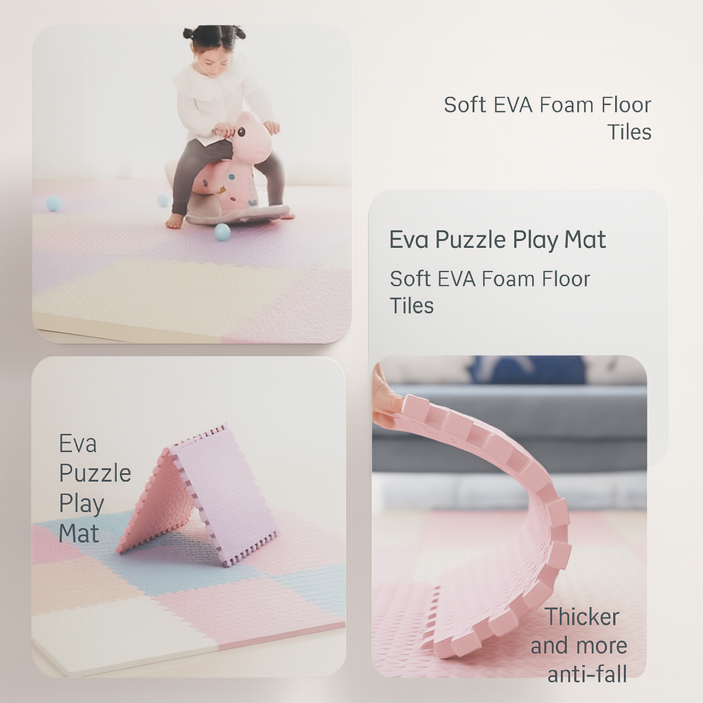 Tapis Puzzle en Mousse EVA Antidérapant | Confort Luxueux et Sûr pour Enfants jusqu'à 12 Ans 7
