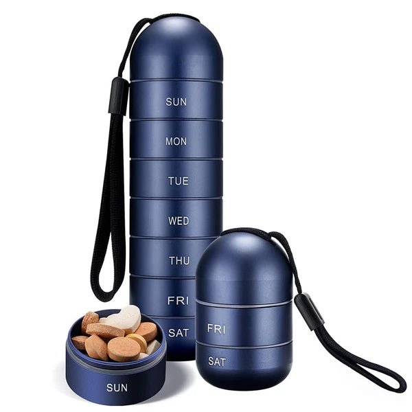 Toebliss Pilulier Portable 7 Jours