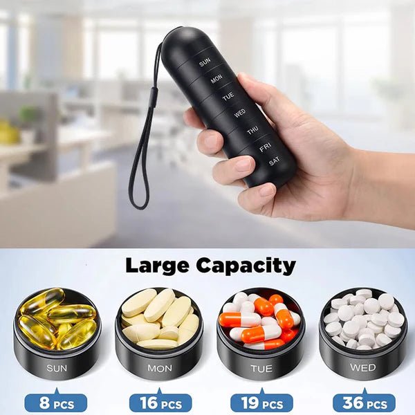 Toebliss Pilulier Portable 7 Jours
