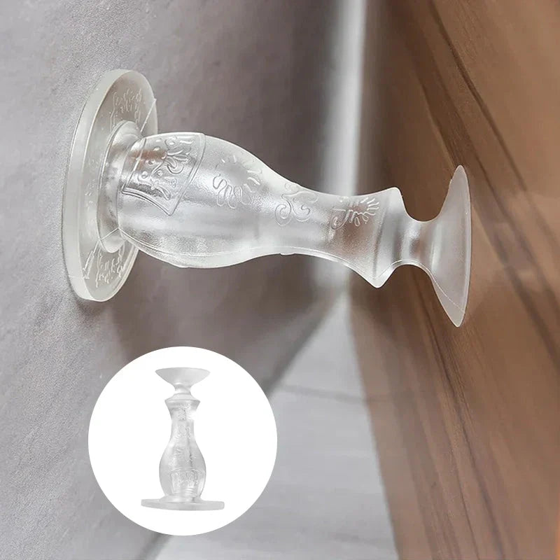 Clear Self-Adhesive Wall Door Stop