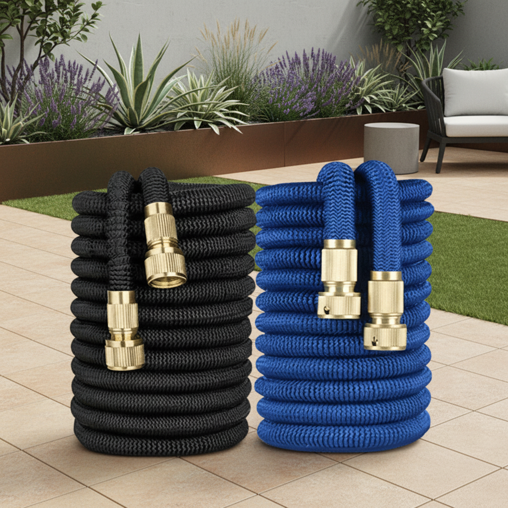 Tuyau D'Arrosage Extensible en TPE Cuivré | Design Pratique et Durable pour Un Arrosage Efficace 1