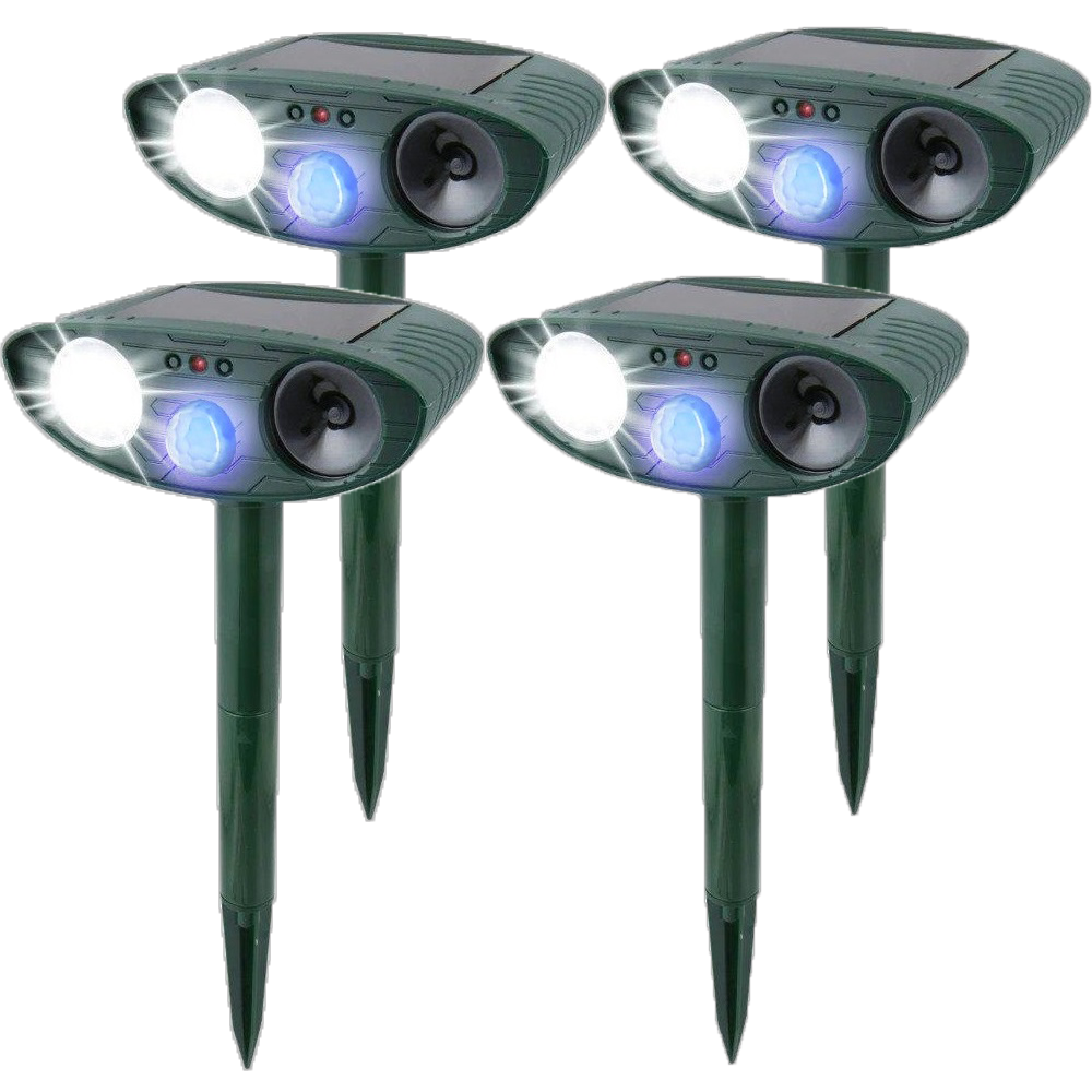 Solar and Light Ultrasonic Rabbit Repellent