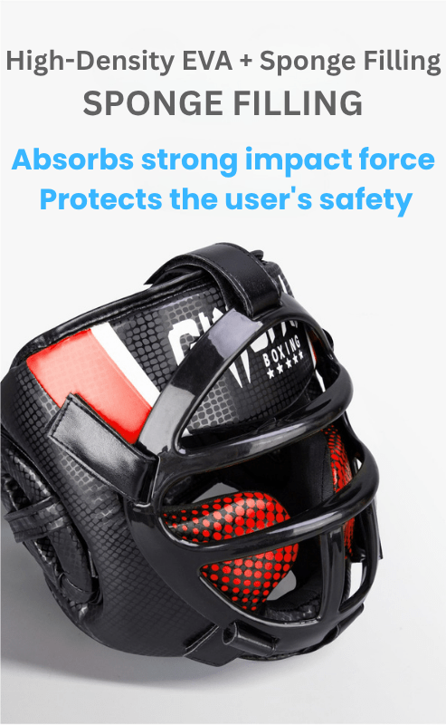 Infratherm Casque Protection Tête Arts Martiaux