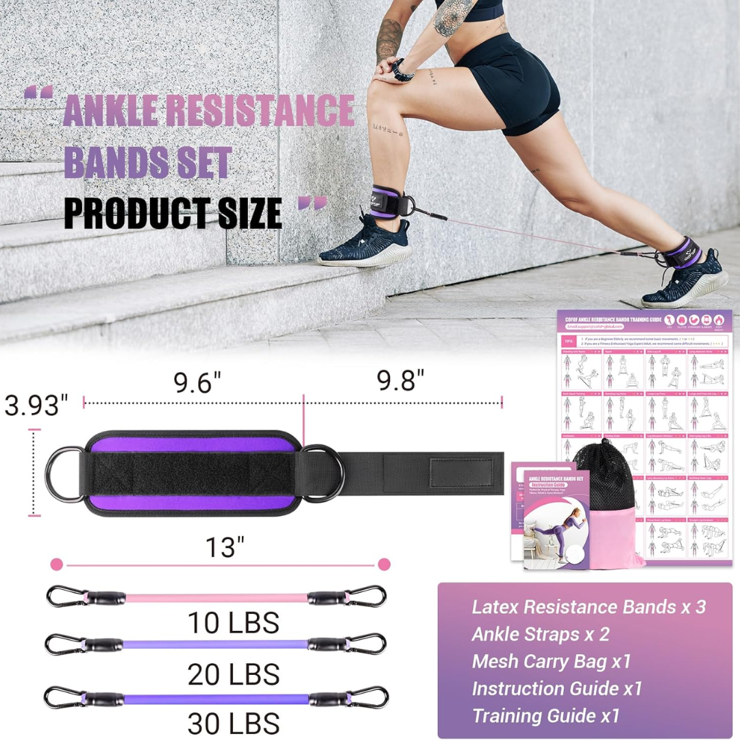 FlexTone – Bandes Résistance Hanches Fessiers