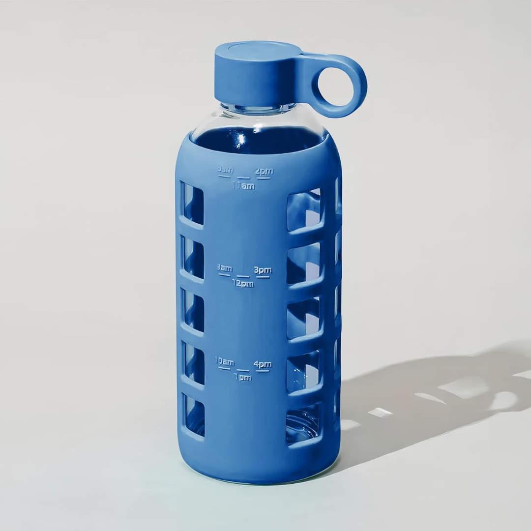 HydraFlow – Gourde Verre Indicateur de Temps