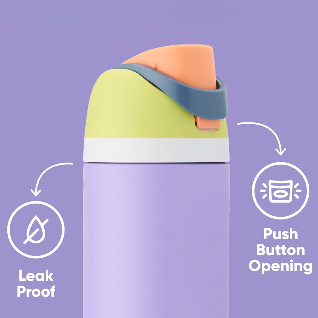 LeakProof – Gourde Inox Anti-Fuite avec Paille
