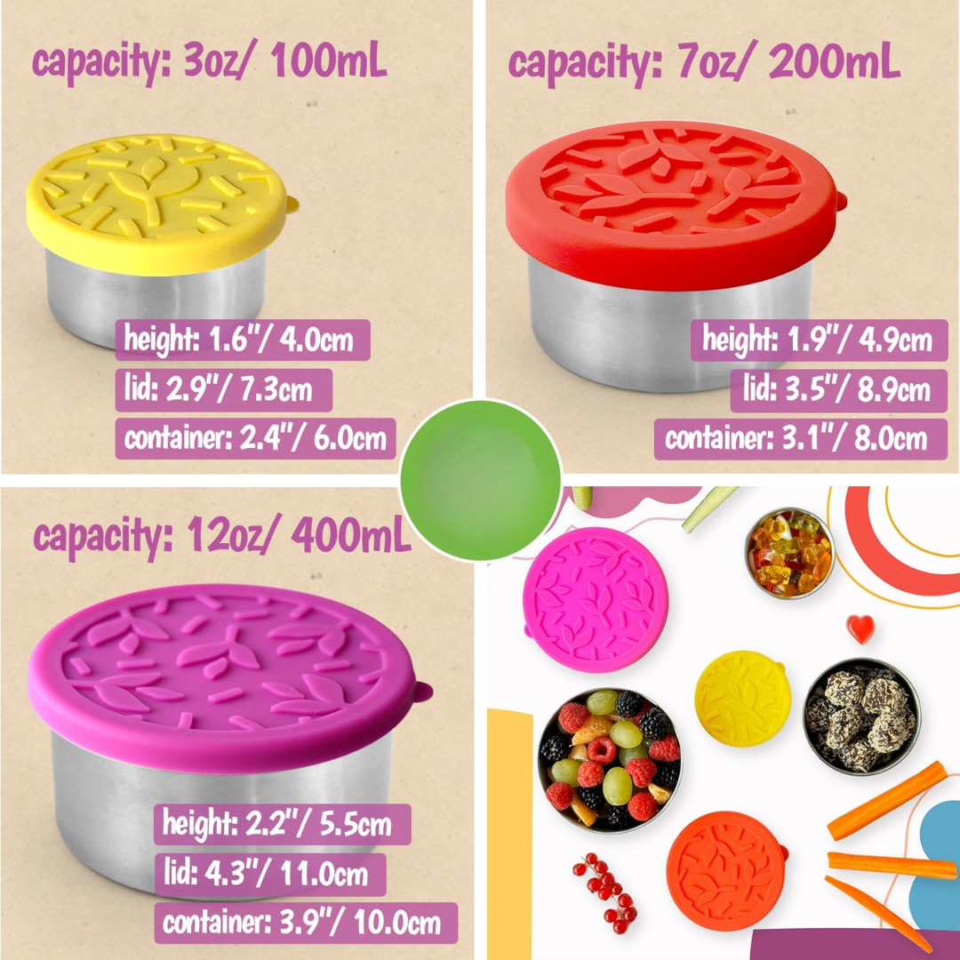 FreshBox - Set de Boîtes Repas en Acier Inoxydable