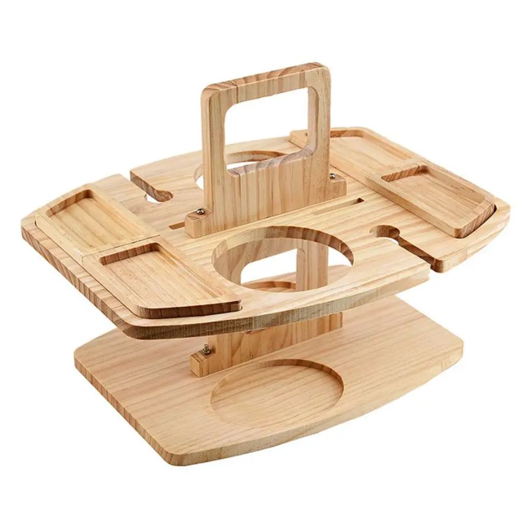 WineFold Table - Table à Vin Pliante en Bois