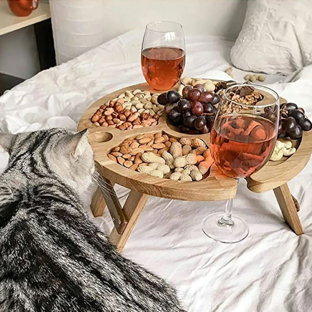 CheeseBoard Delights - Plateau Pique-Nique en Bois
