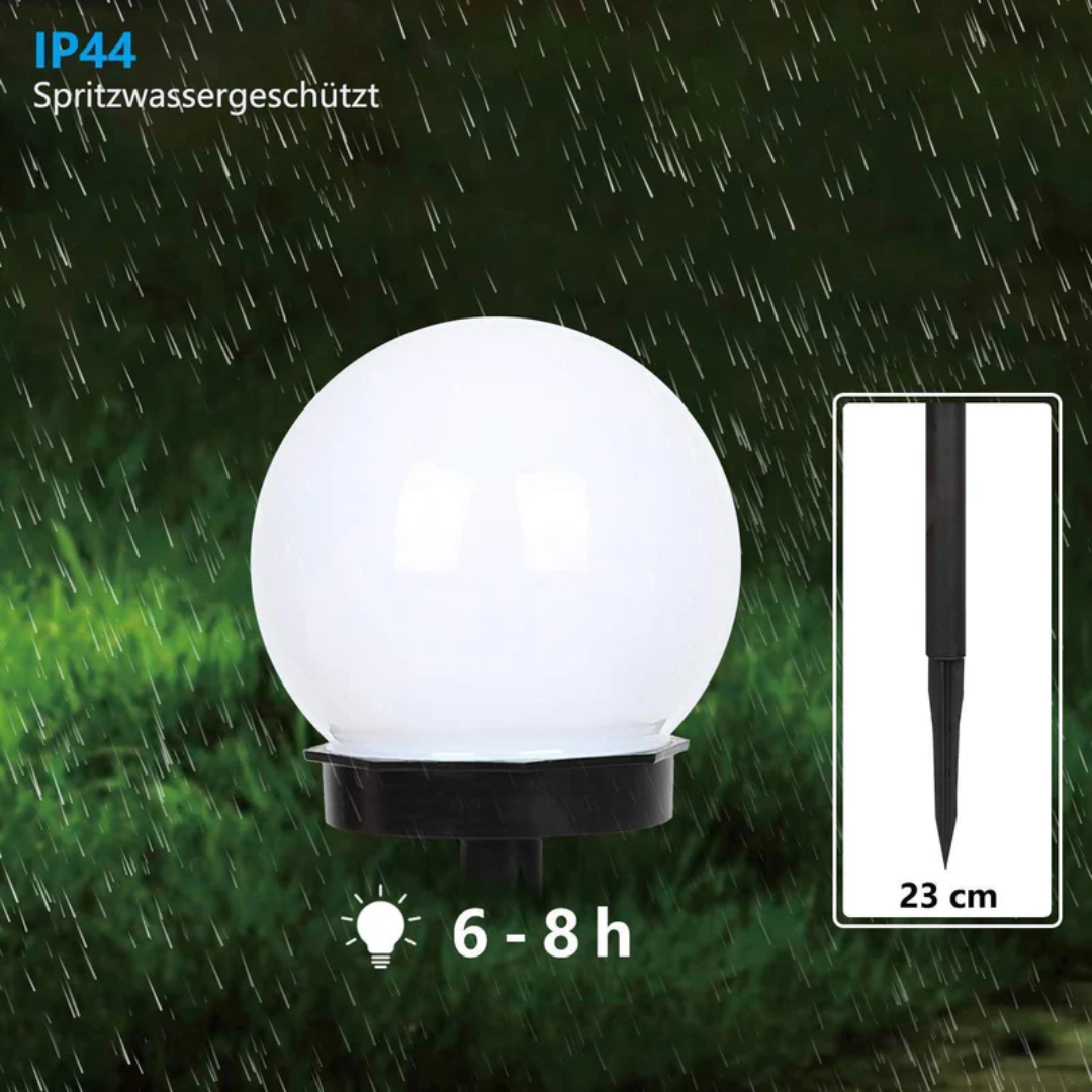 SunLuxe Orbs - Lampes Solaires de Jardin, Lot de 3