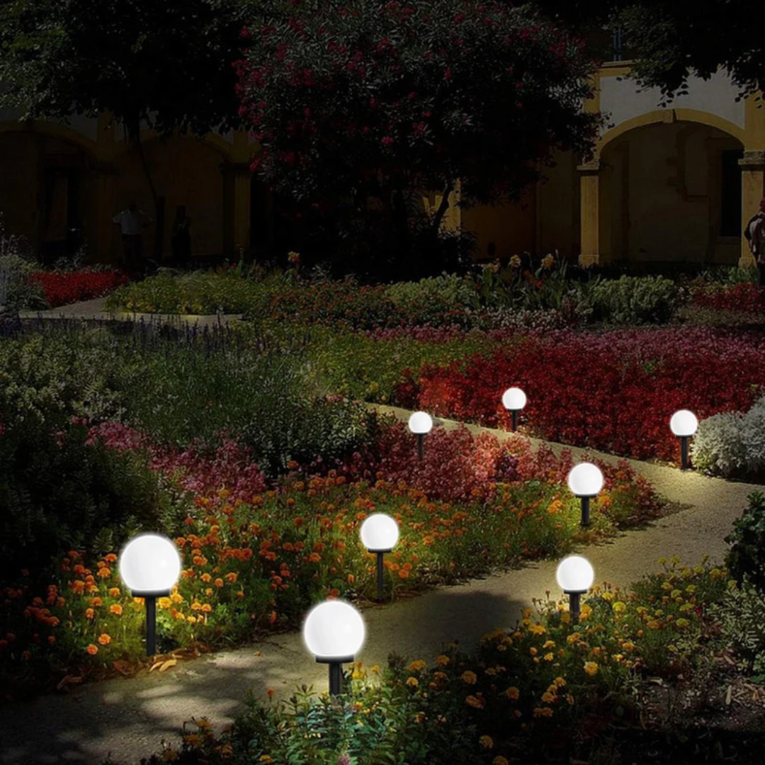 SunLuxe Orbs - Lampes Solaires de Jardin, Lot de 3