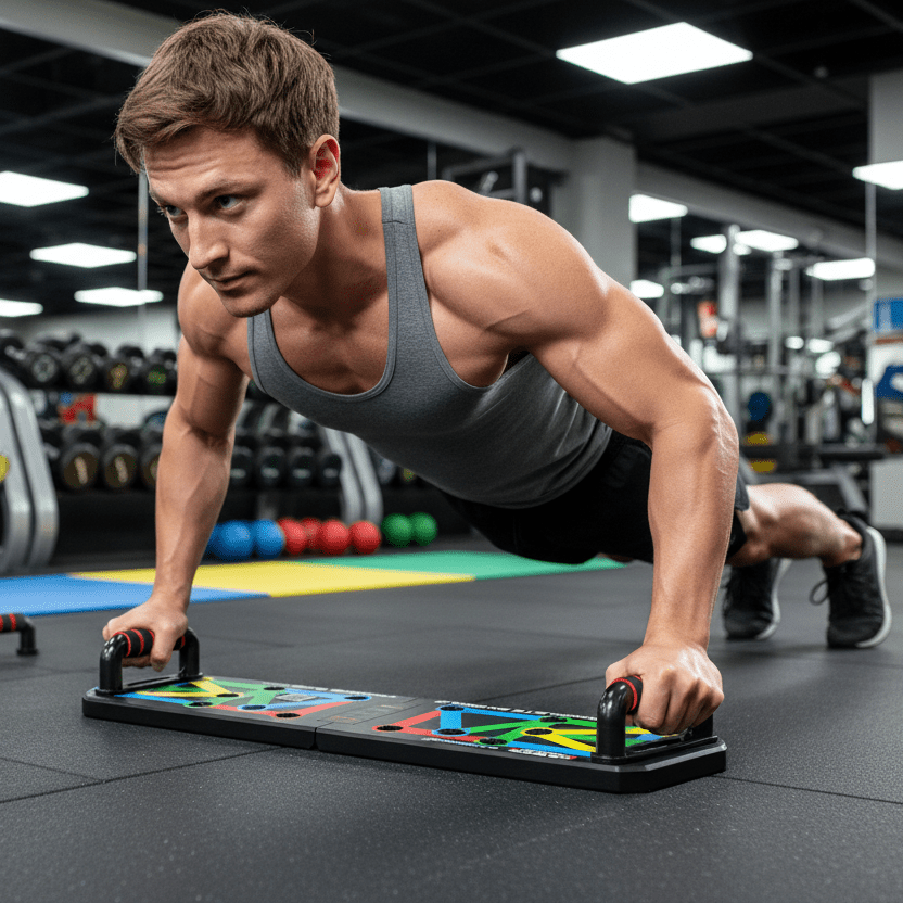 Toesilk Planche de Pompes Pliable Multifonction