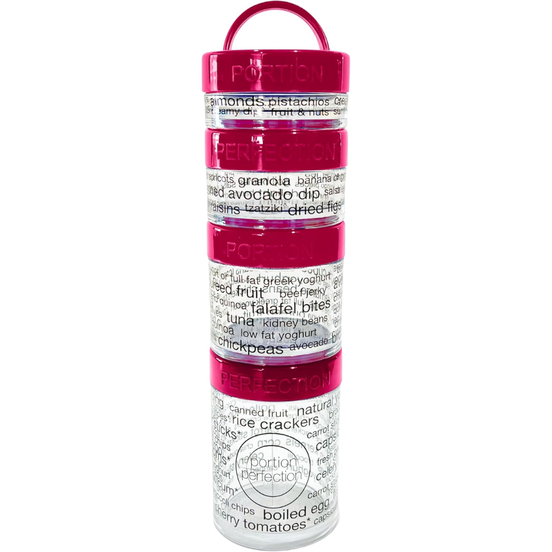 PortionMaster - Boîtes à Portions Empilables (Lot de 4)