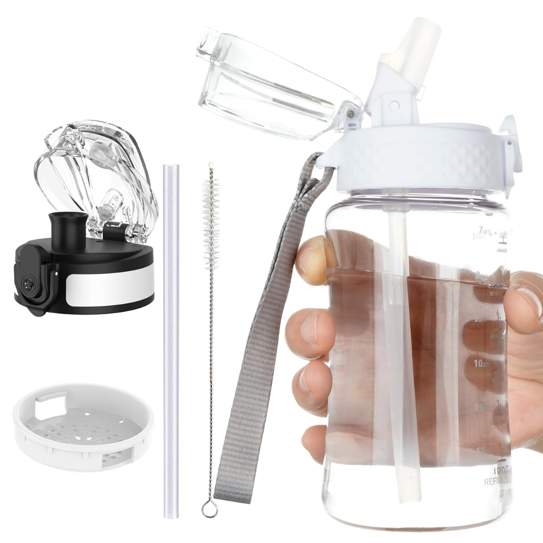 EcoFlow – Gourde Tritan Réutilisable Paille