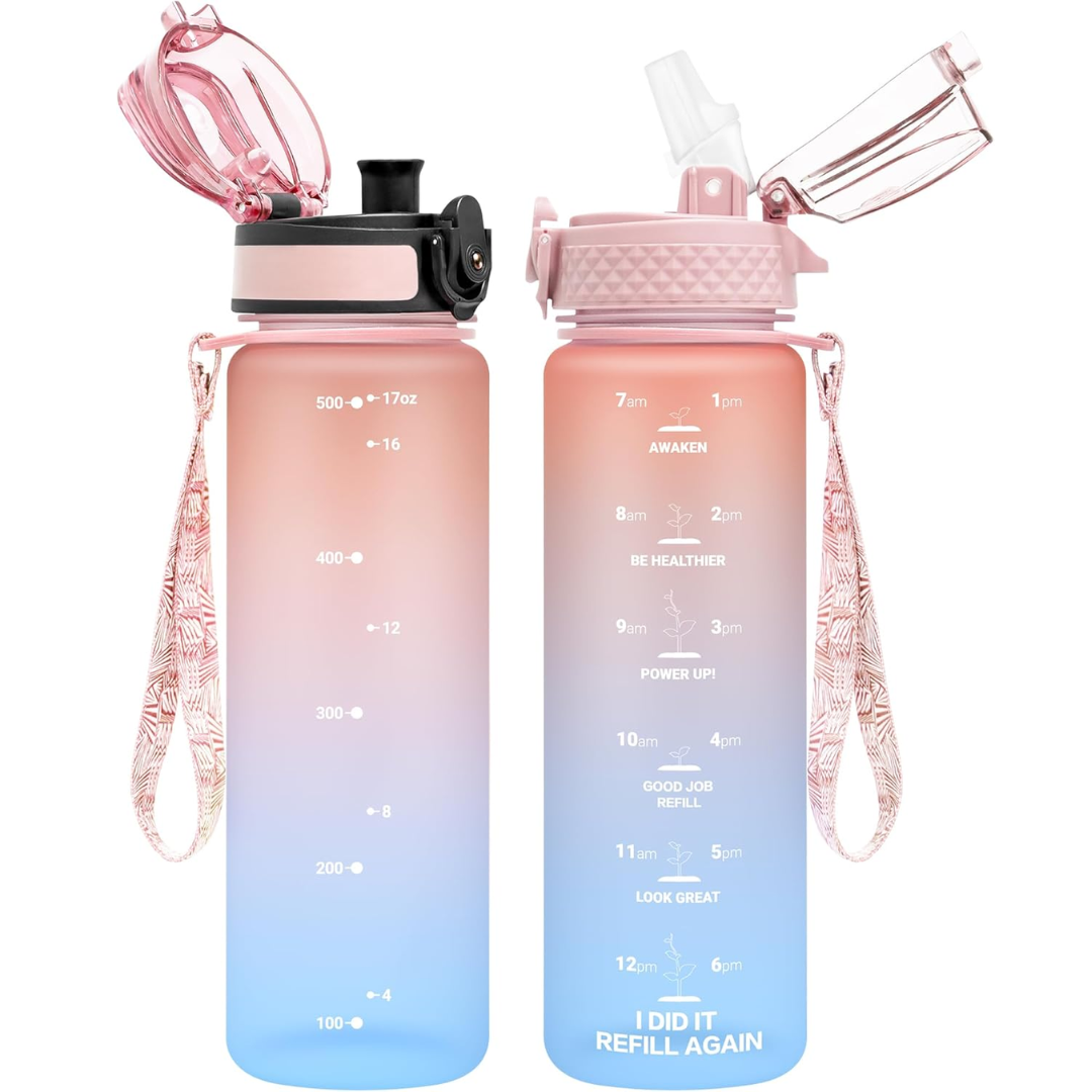 EcoFlow – Gourde Tritan Réutilisable Paille