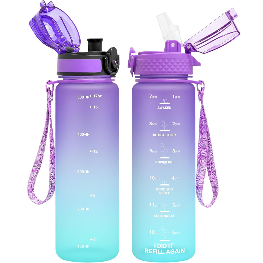 EcoFlow – Gourde Tritan Réutilisable Paille