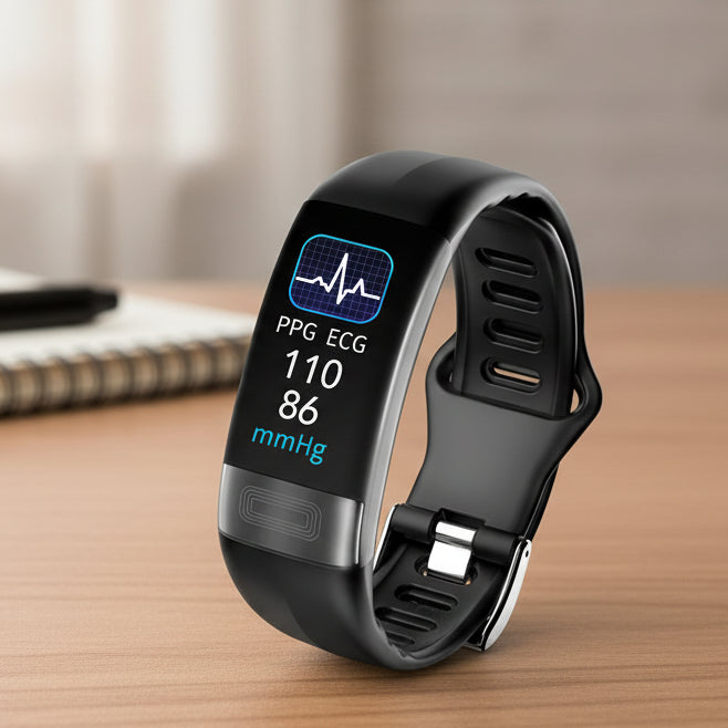 Splashbrush Montre Connectée ECG Tension Sommeil
