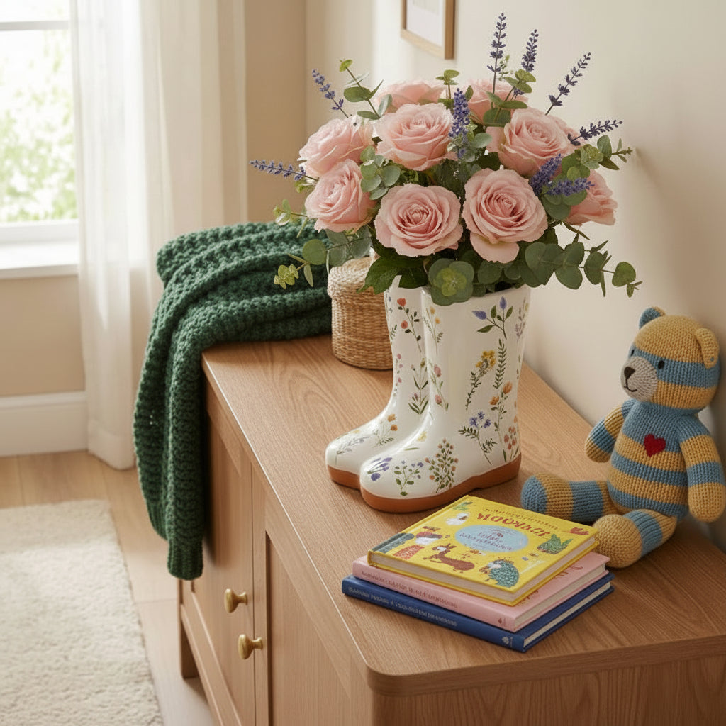 Vase Décoratif en Céramique Blanc | Design Sculptural Élégant pour un Intérieur Raffiné 5