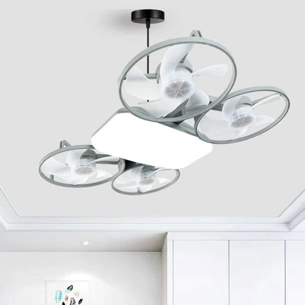 Ventilateur Plafond Silencieux avec Éclairage LED | Design Pliable et Élégant pour un Confort Optimal 3