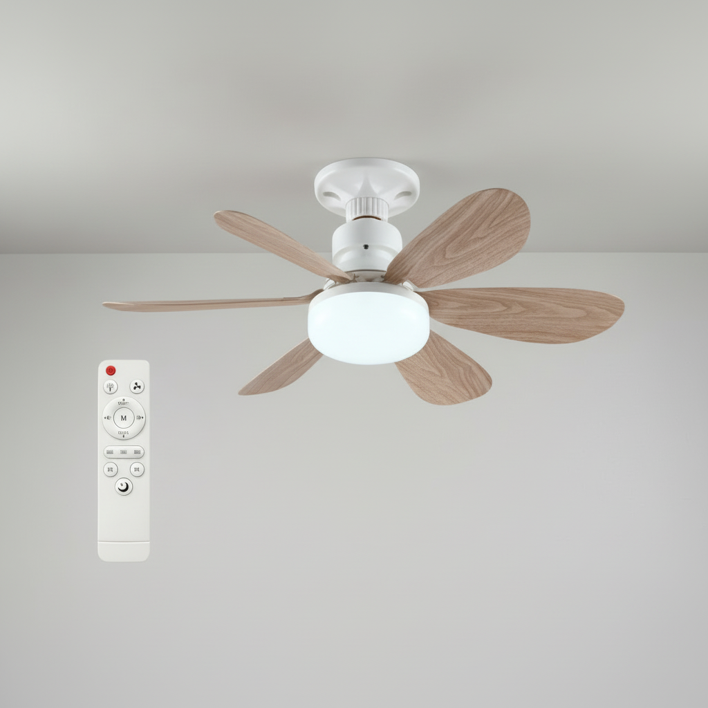 Ventilateur Plafond en Acier avec Éclairage LED Dimmable | Design Élégant et Silencieux pour un Intérieur Raffiné 0