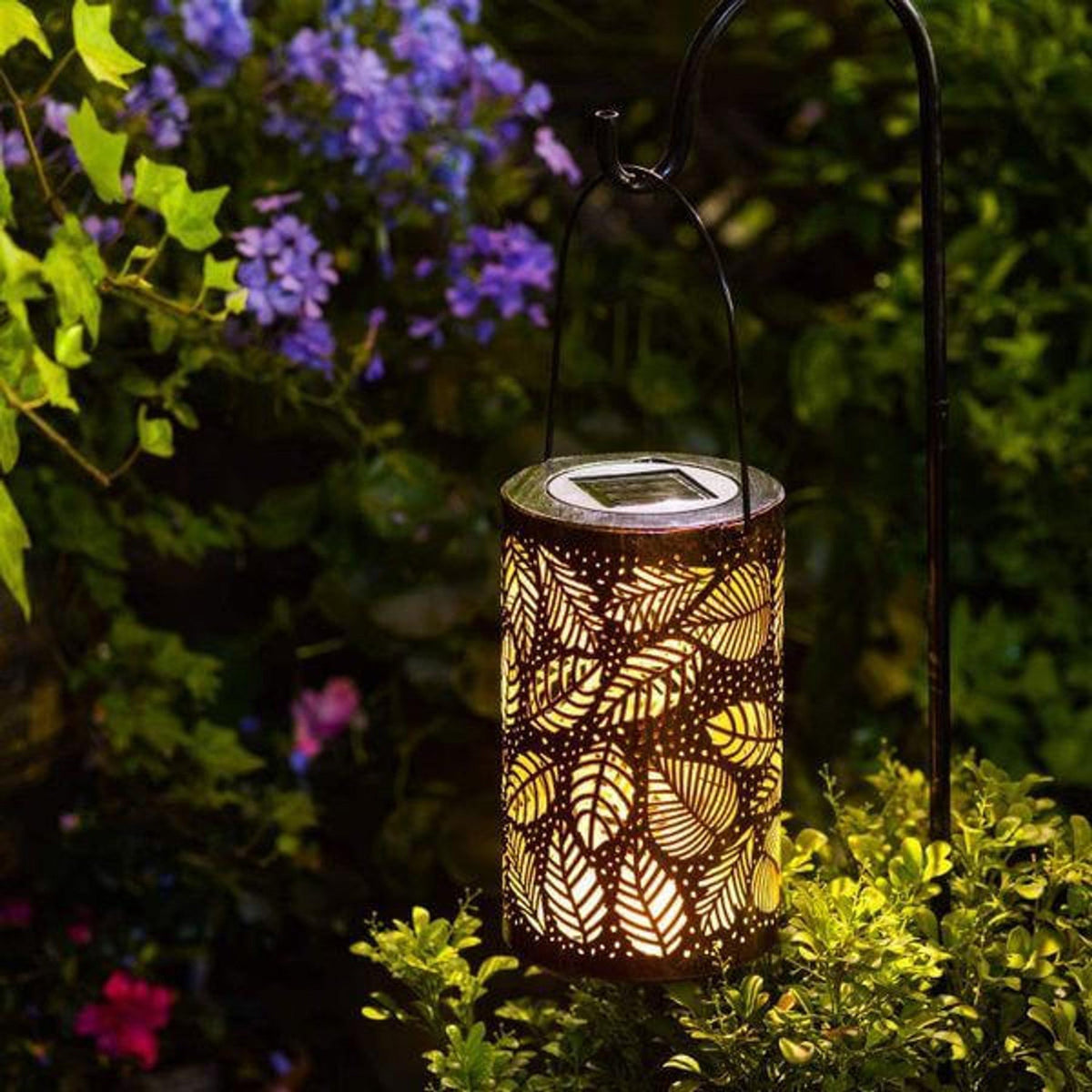 Verdantia - Feuille Décorative Solaire de Jardin