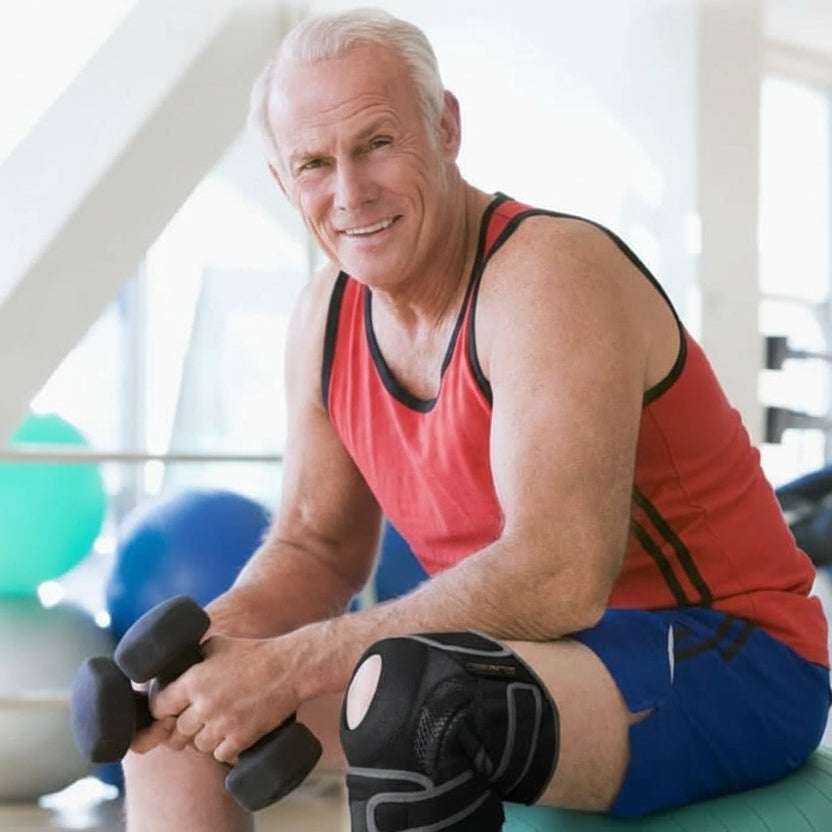 Kneeguard Genouillère Ajustable Grande Taille Soutien