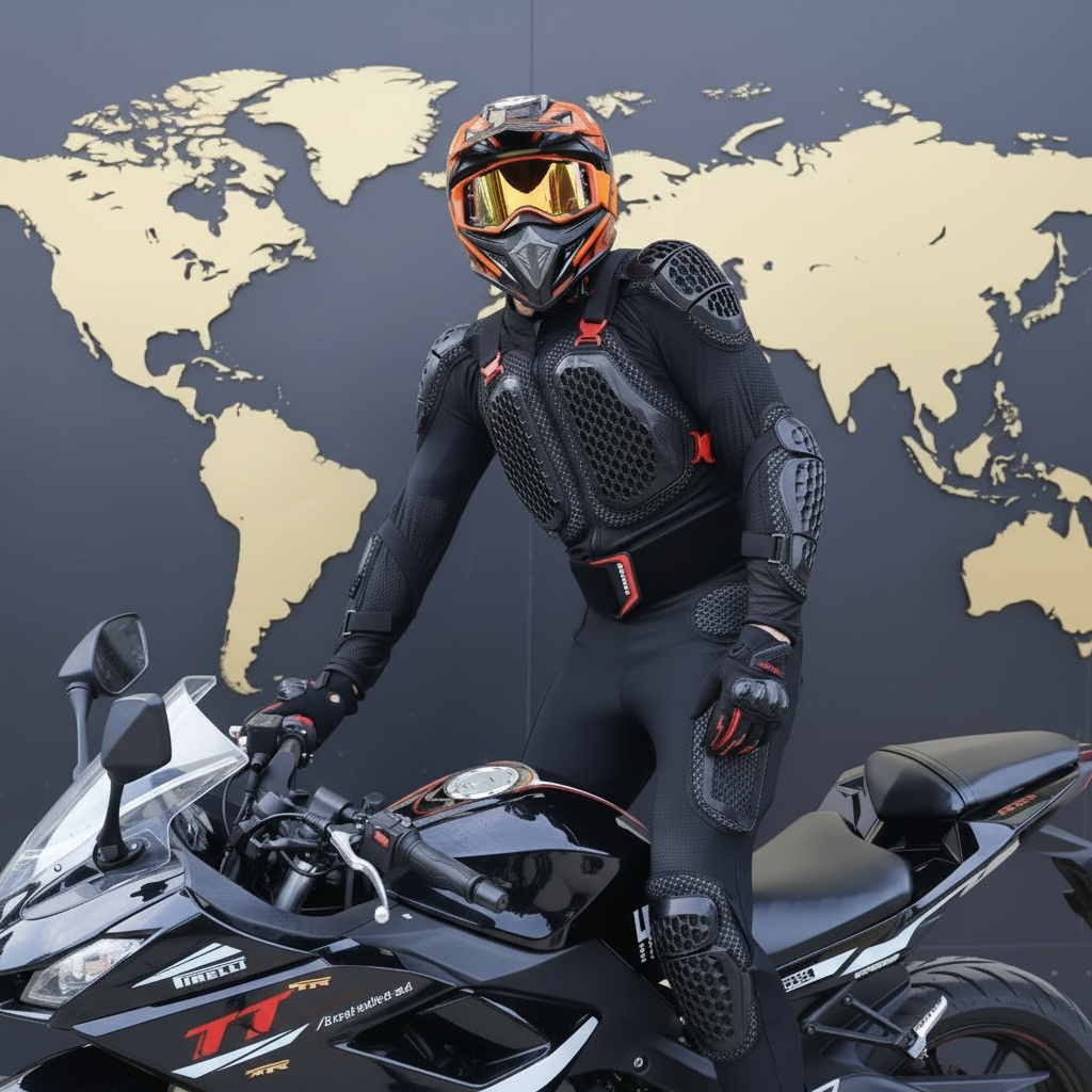 Veste de Moto Pare-Balles en Multi-Matériaux | Protection Certifiée pour Conduite Sécurisée 1