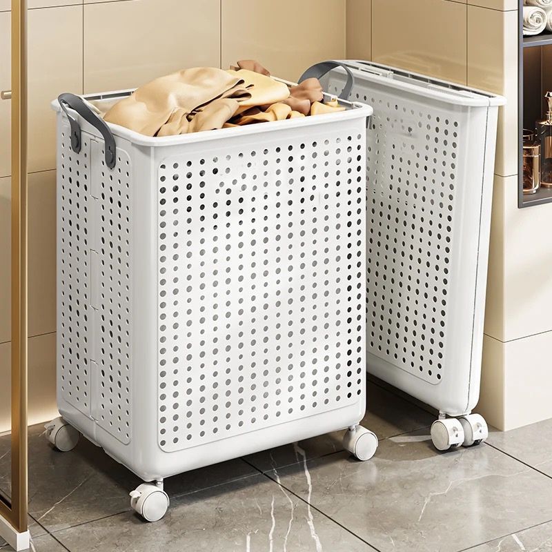 Panier a linge sur roulettes